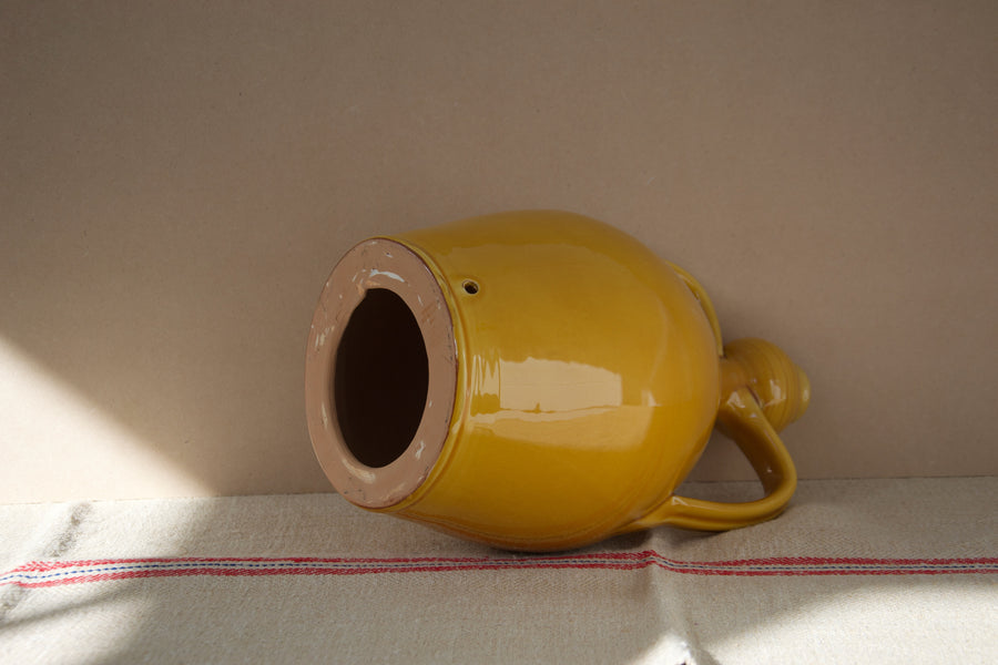 Puglia Amphora Vase, Yellow