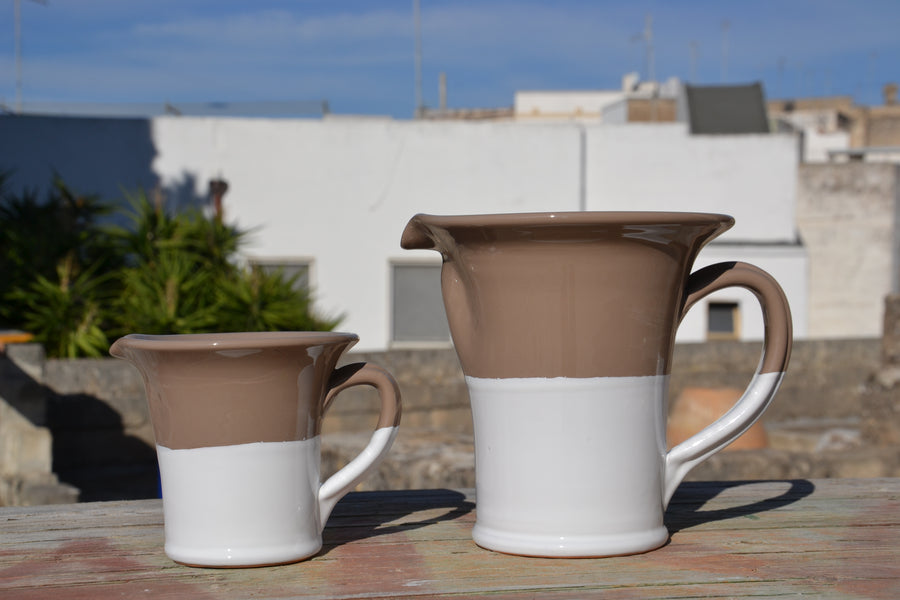 Bottega_Terra_Bicolore_Water_Jug_Terracotta_Small_Large_1