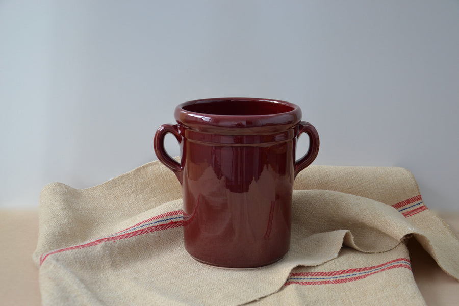 Ceramic Bottle Cooler, Bordeaux