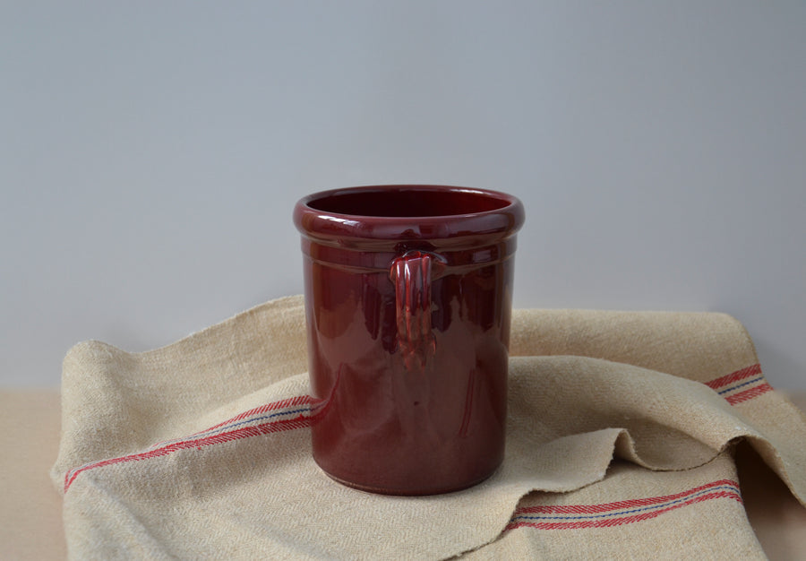 Ceramic Bottle Cooler, Bordeaux