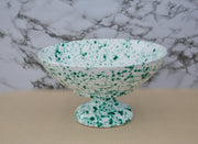 Footed Fruit Bowl, Green