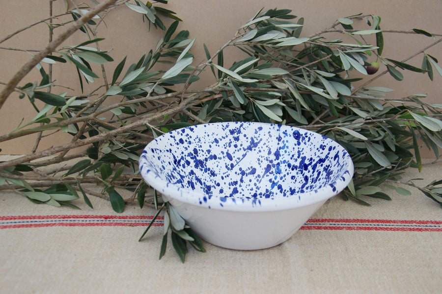 Large Mediterranean Serving Bowl, Blue