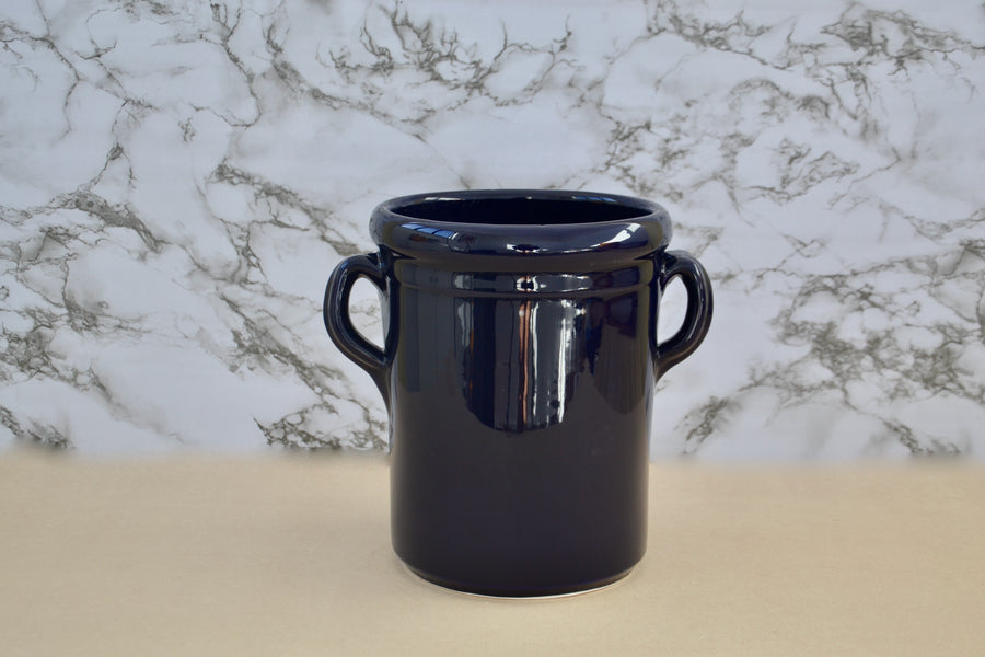 Ceramic Bottle Cooler, Blue