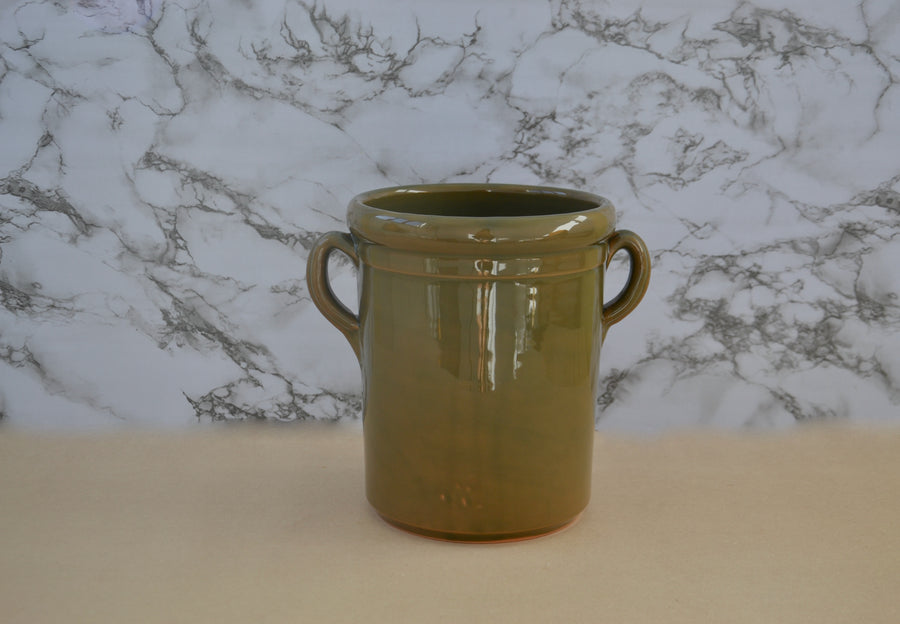 Ceramic Bottle Cooler, Green