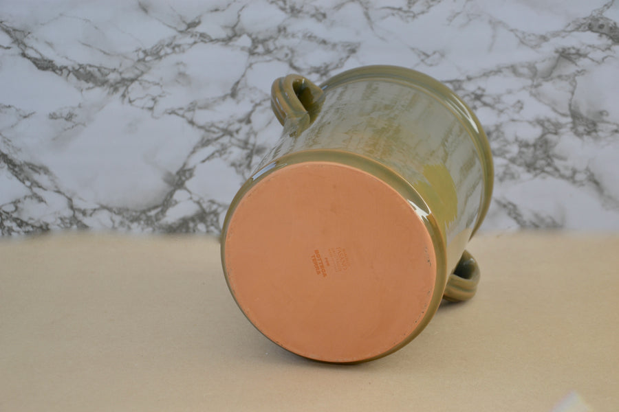 Ceramic Bottle Cooler, Green