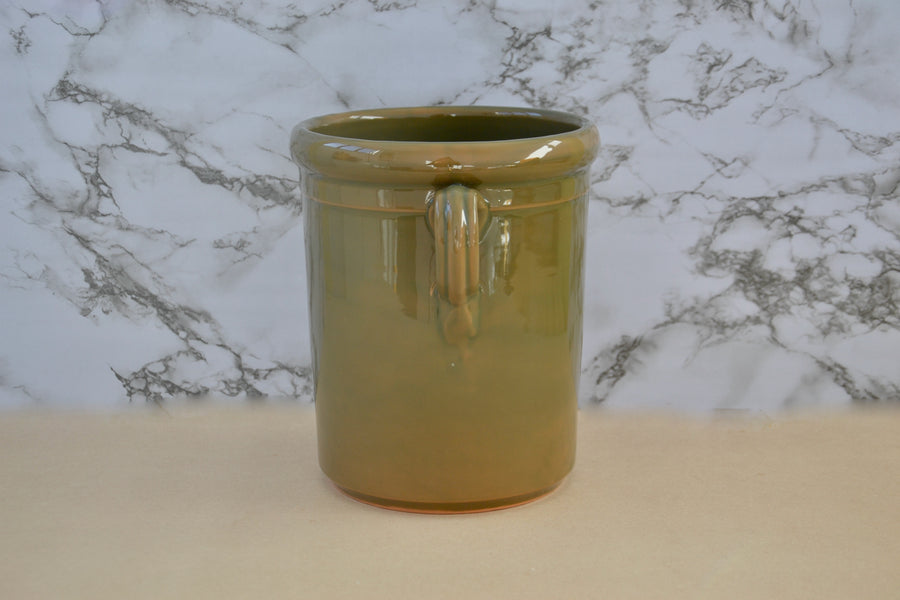 Ceramic Bottle Cooler, Green