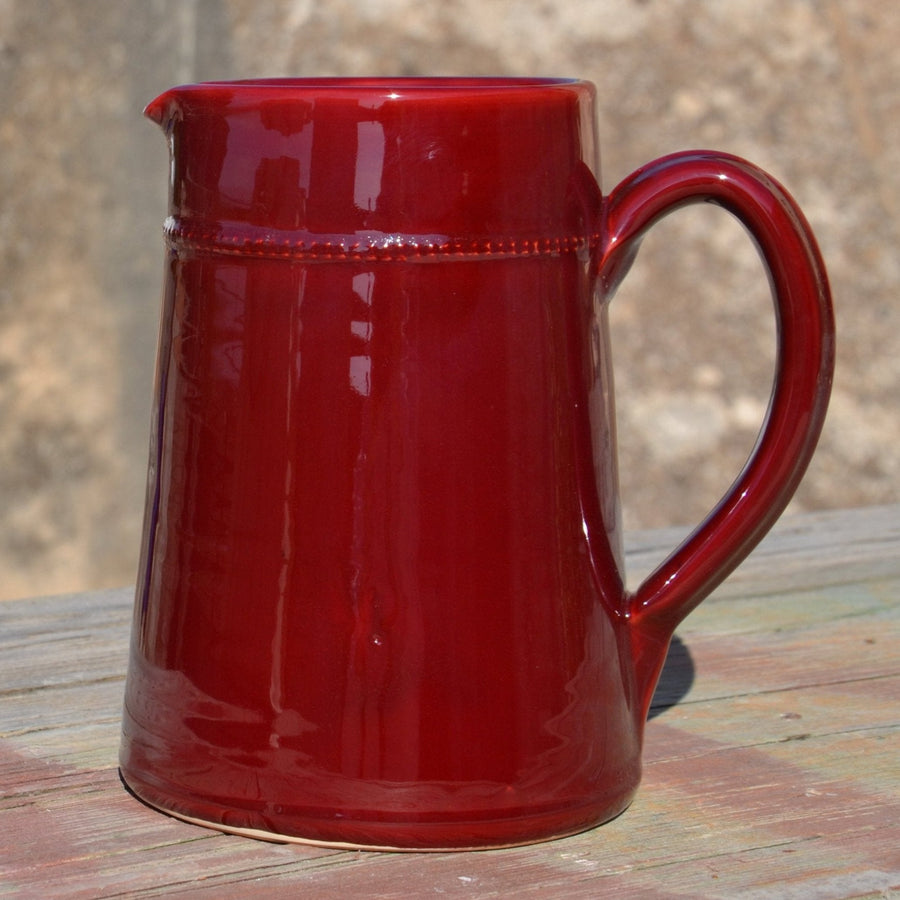 Bottega_Terra_Monocolore_Water_Jug_Red_2