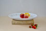 Large Oval Platter - SUN Carved Edge