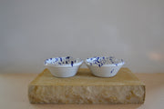 Set of Two Small Ceramic Serving Bowls, Blue