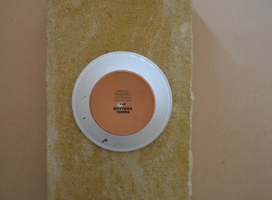 Set of Two Small Ceramic Serving Bowls, Blue