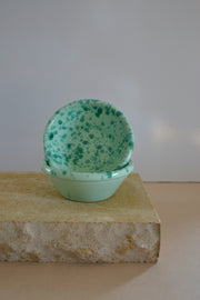 Set of Two Small Ceramic Serving Bowls, Matcha