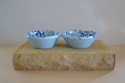 Set of Two Small Ceramic Serving Bowls, Oceano