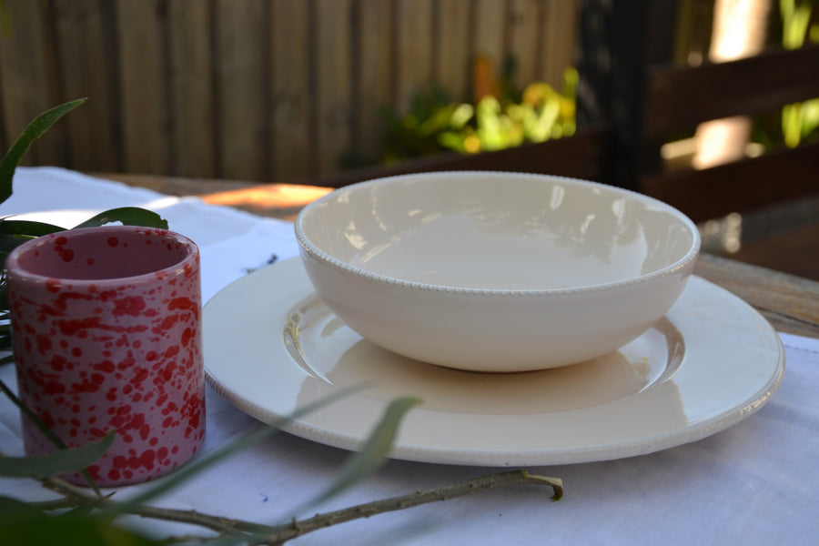 Traditional Ceramic Pasta Bowl