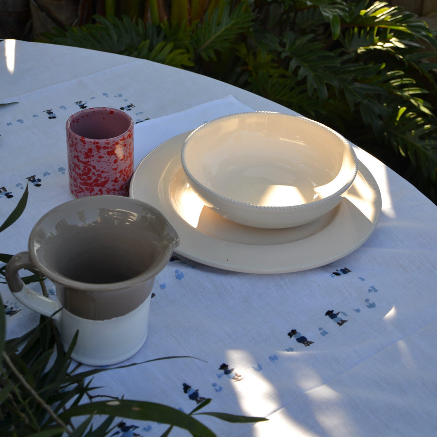 Traditional Ceramic Pasta Bowl