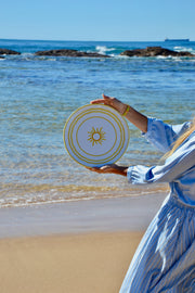 Yellow Sun Dinner Plate