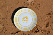 Yellow Sun Dinner Plate