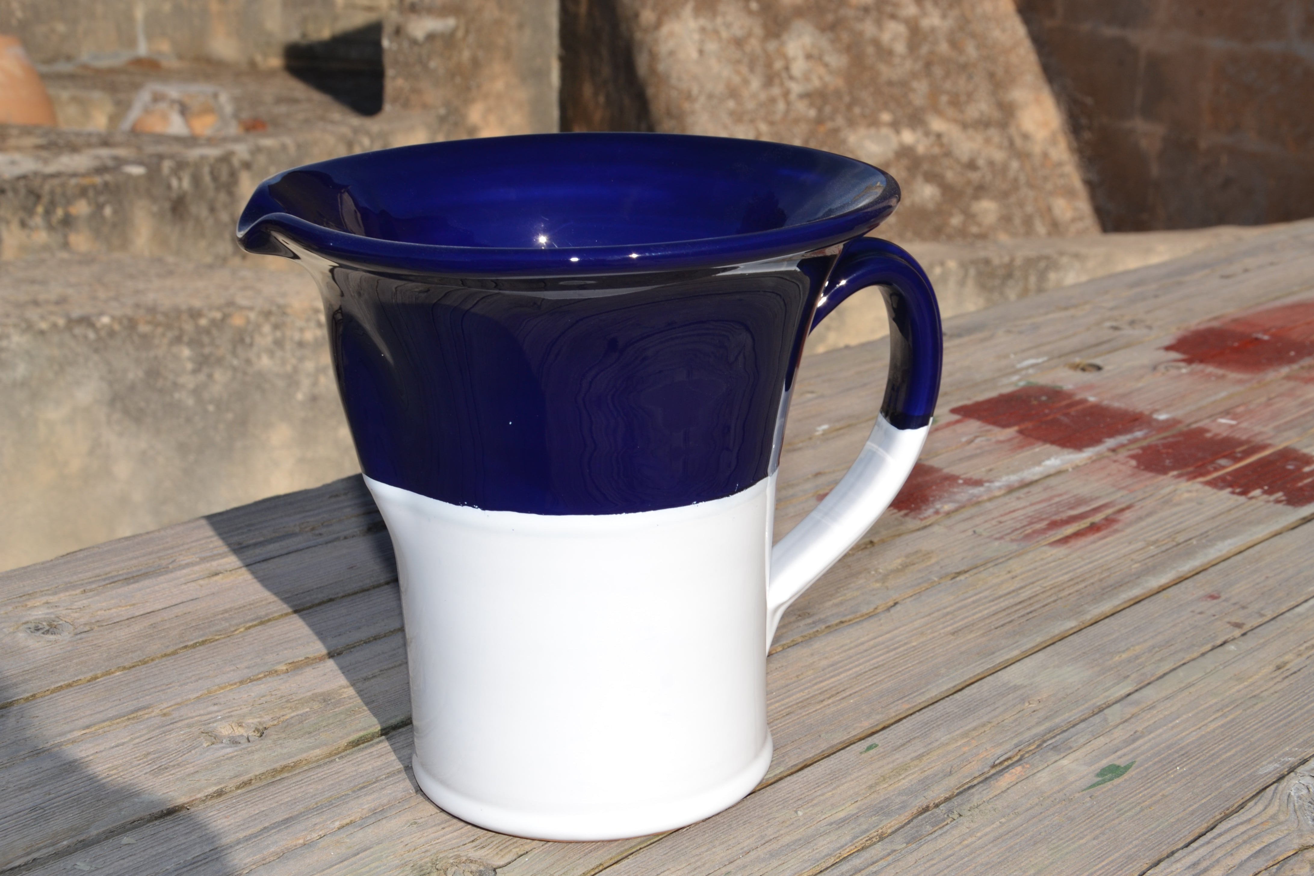 Bottega_Terra_large_Bicolore_Water_Jug_Blue_2