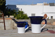 Bottega_Terra_large_and_small_Bicolore_Water_Jug_Blue_2