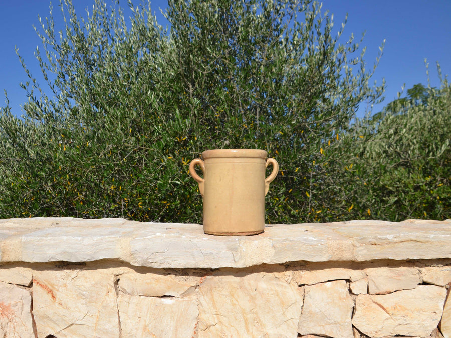 19th century Italian terracotta Capasa jar from Puglia