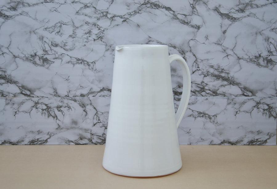 Extra Large Water Jug, White