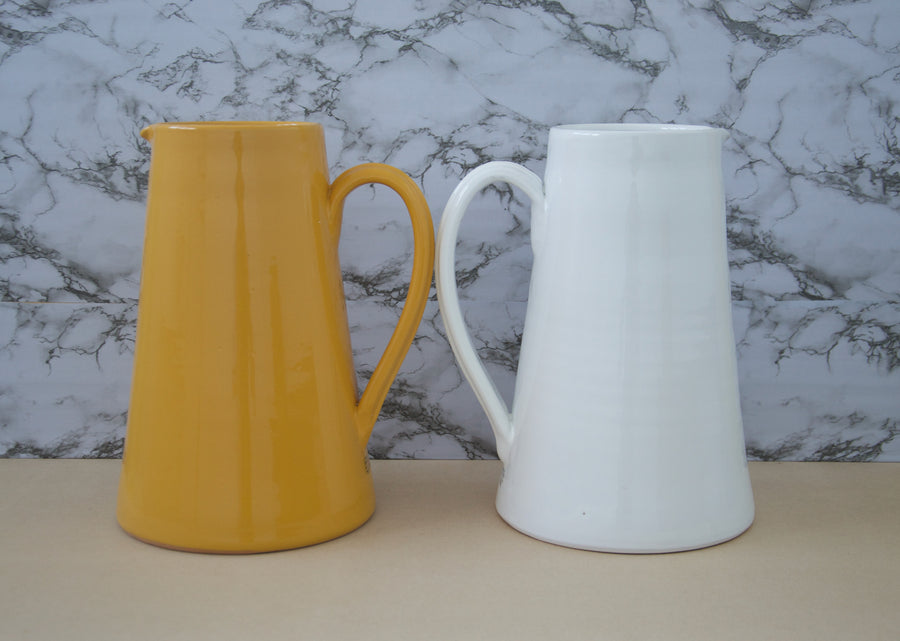 Extra Large Water Jug, White