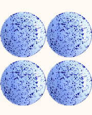 Blue Speckled Pasta Bowls - Set of Four