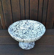 Footed Fruit Bowl, Black