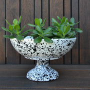 Footed Fruit Bowl, Black