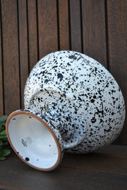 Footed Fruit Bowl, Black