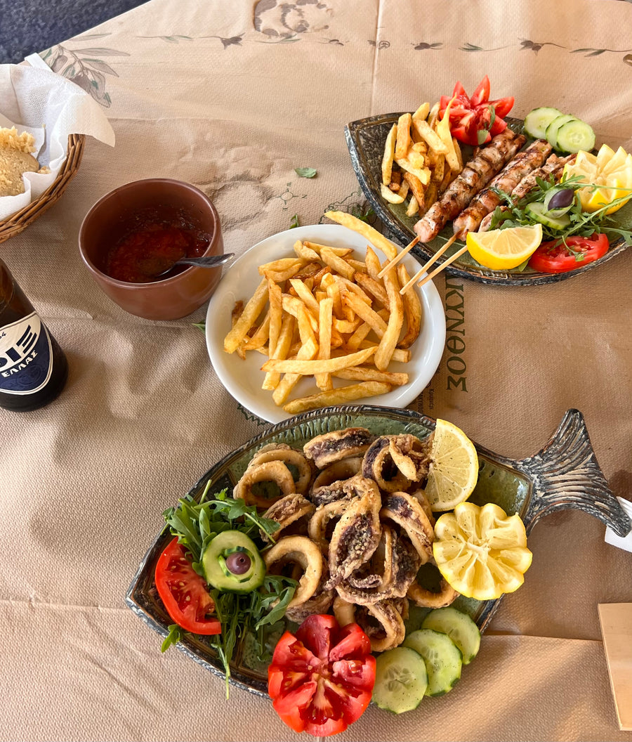 Greek Ceramic Serving Platter