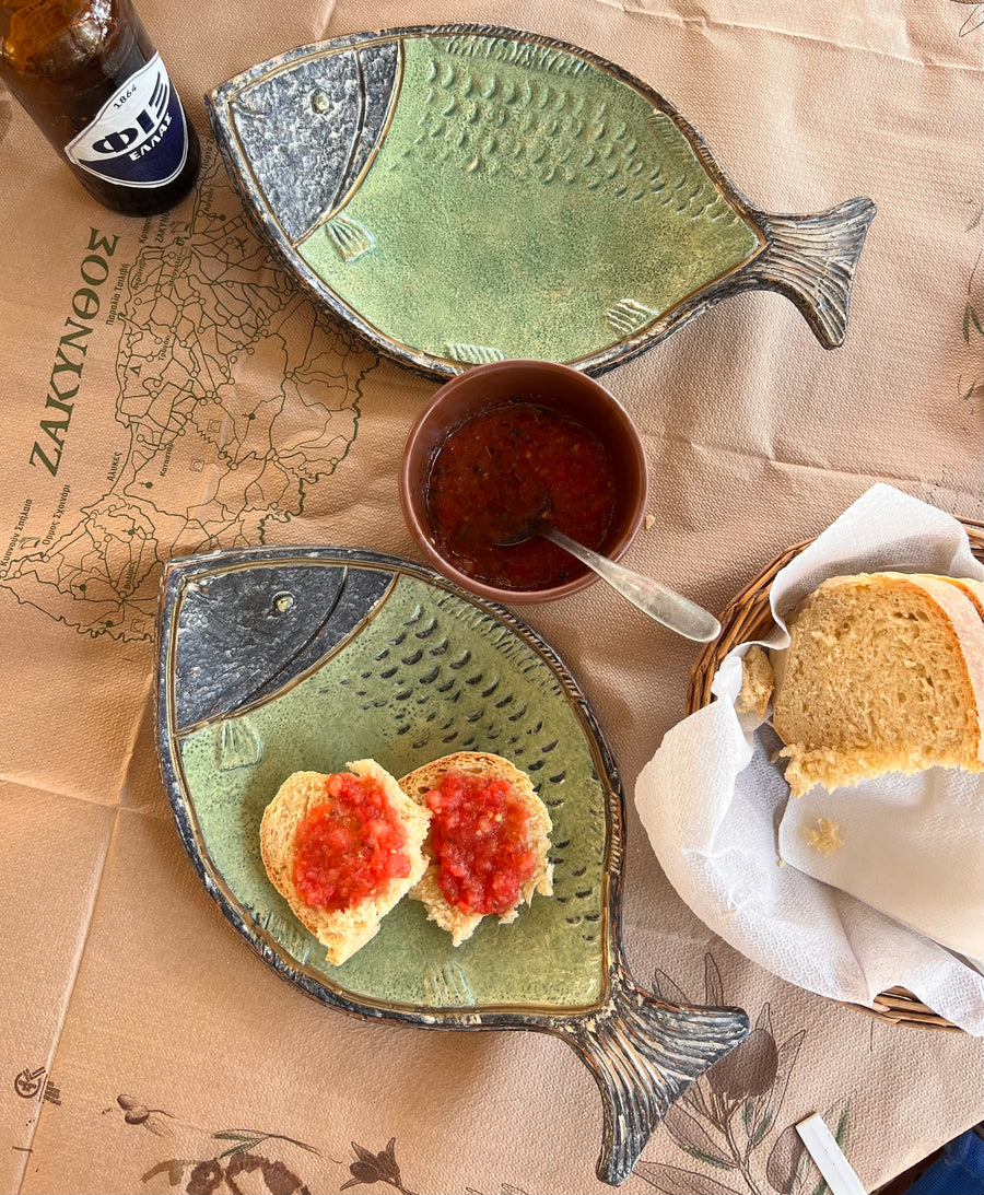 Greek Ceramic Serving Platter