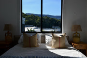 VINTAGE GRAIN SACK CUSHION 50x50 cm