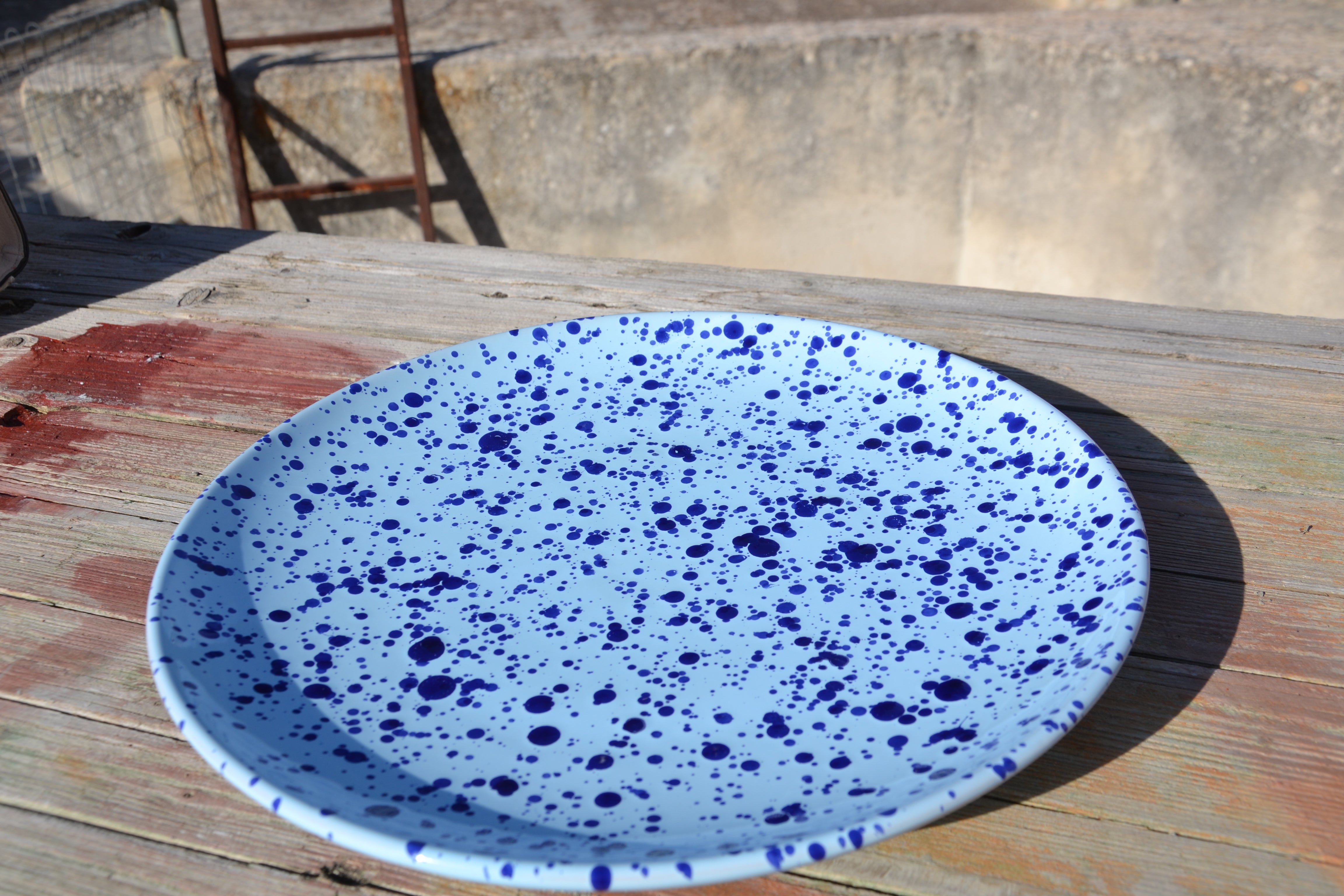 Bottega Terra_Oceano Dinner Plate_blue_1