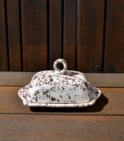 Speckled Butter Dish, Brown