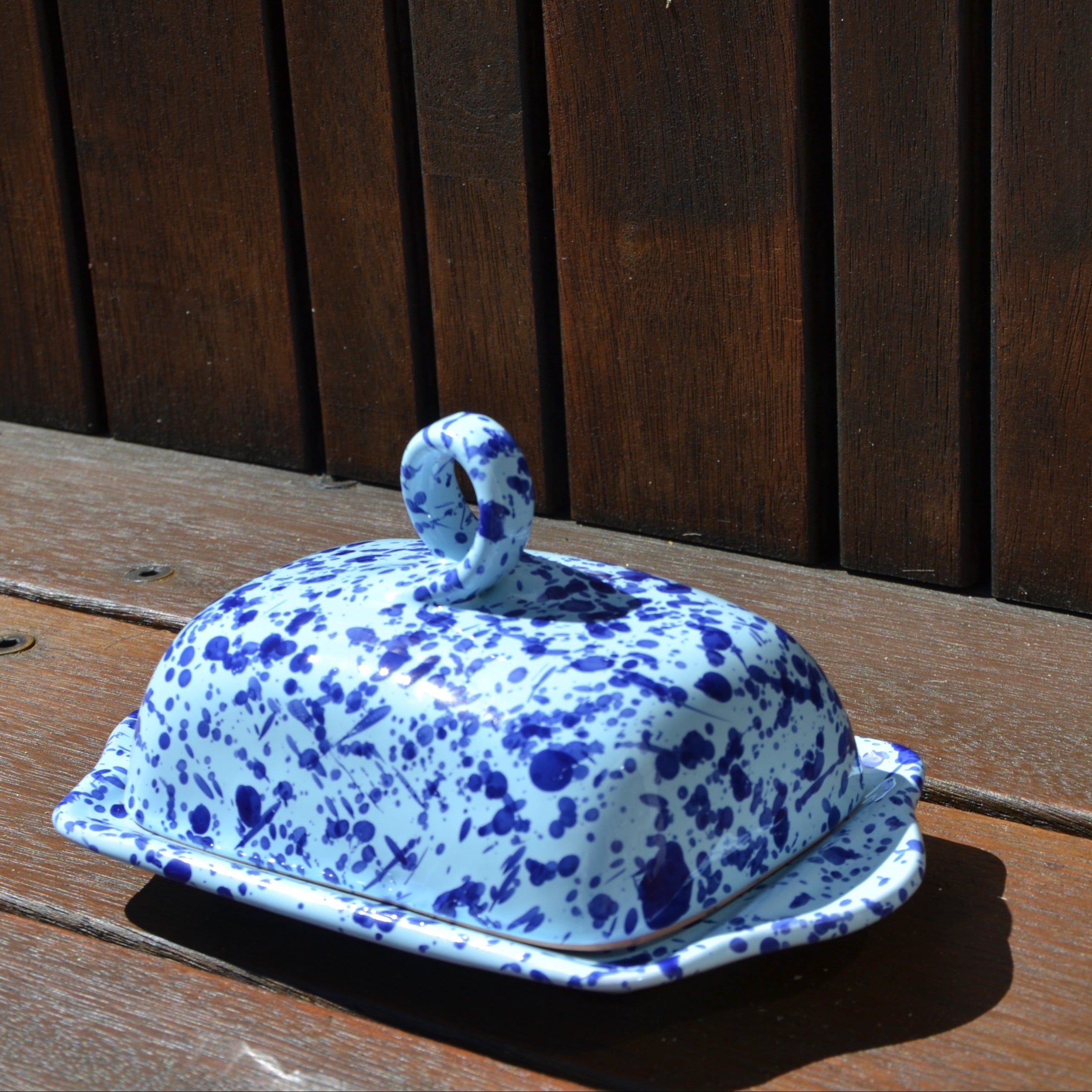 Speckled Butter Dish, Oceano