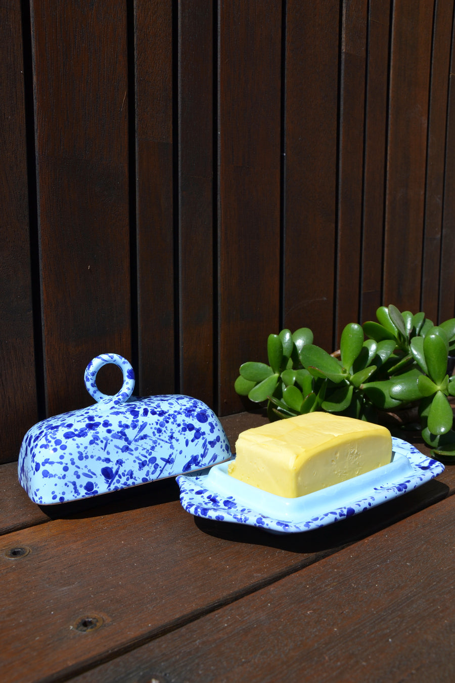 Speckled Butter Dish, Oceano