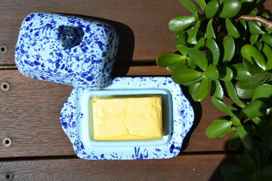 Speckled Butter Dish, Oceano