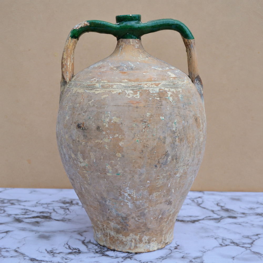 19TH CENTURY ITALIAN TERRACOTTA AMPHORA