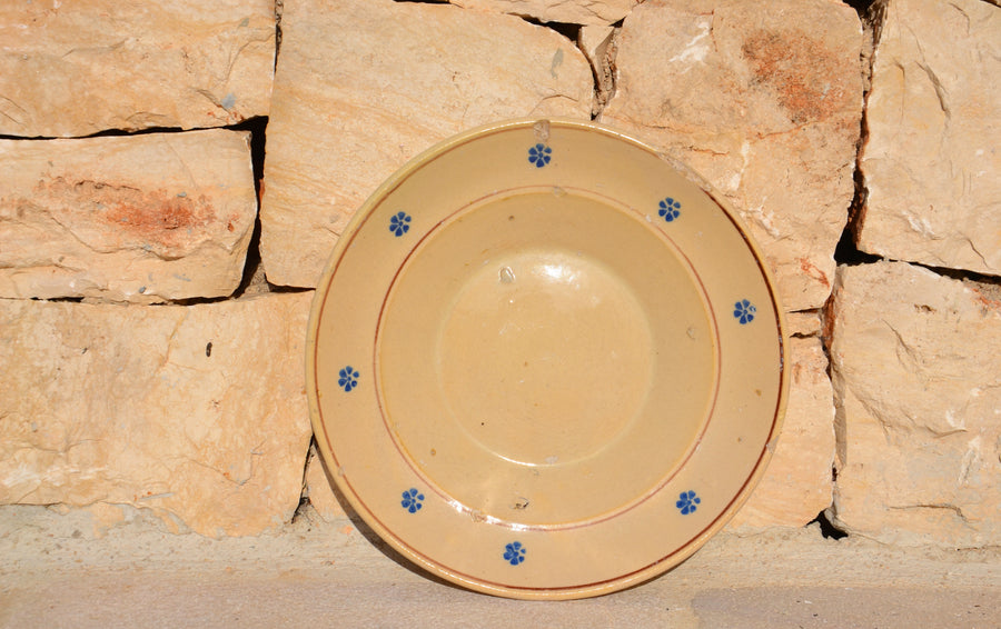 SET OF TWO 19TH CENTURY ITALIAN PLATES, Righe & Stelle