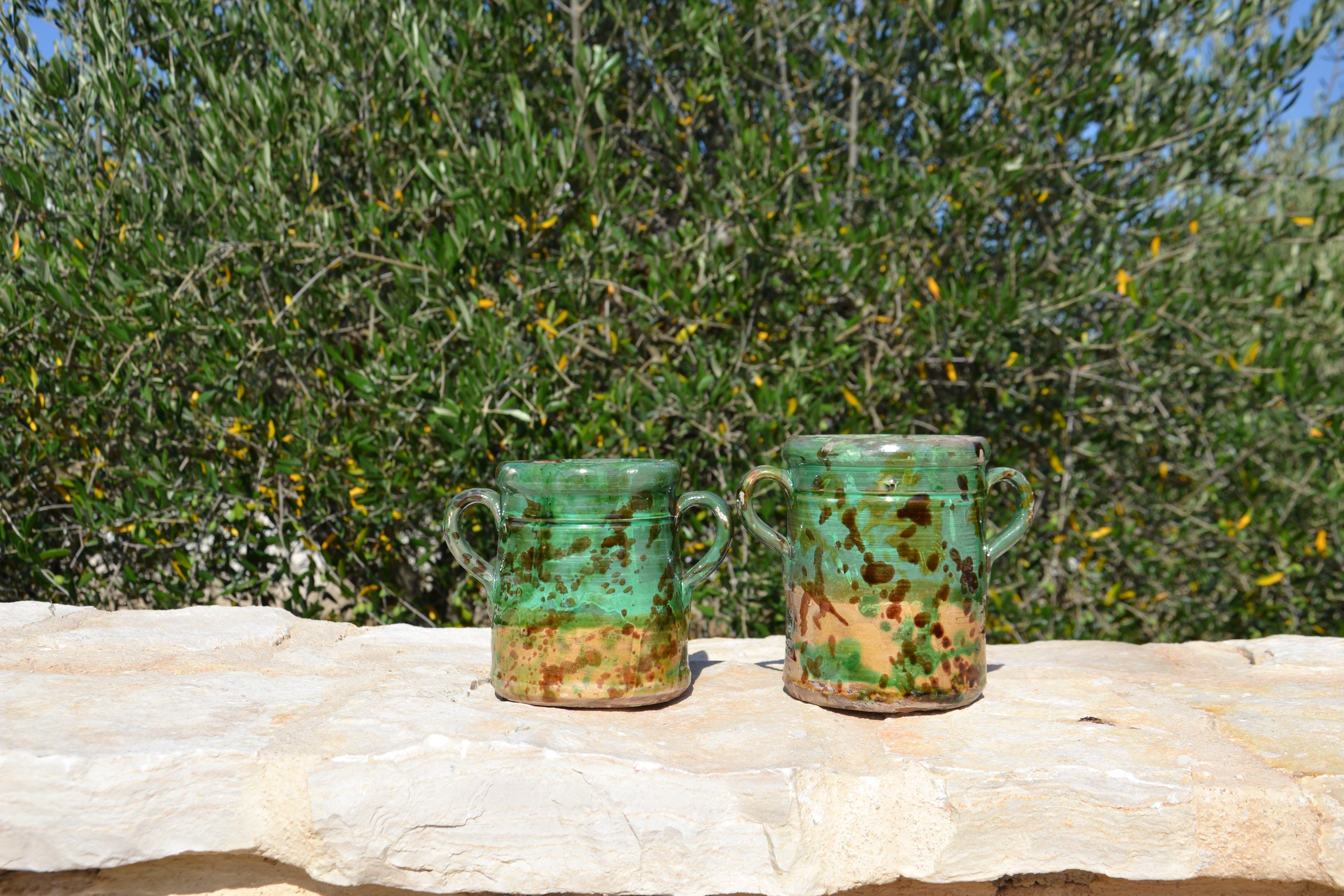 SET_OF_TWO_19TH_CENTURY_ITALIAN_SPECKLED_JARS